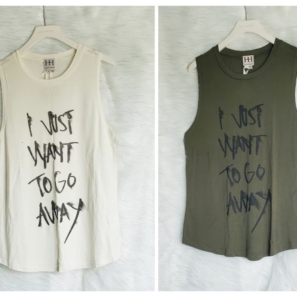 I Want To Go Away Graphic Top